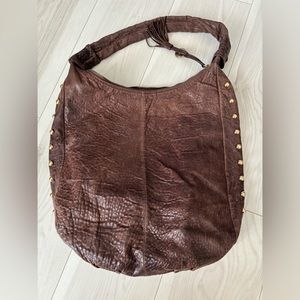 Jenrigo brown hobo shoulder bag. Gently used. Great condition.